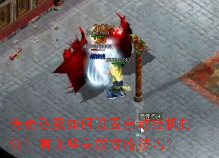传奇私服如何设置自动挂机打怪?有哪些高效攻略技巧? 传奇私服如何设置自动挂机打怪?有哪些高效攻略技巧?