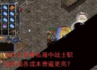 为什么传奇私服中战士职业的培养成本普遍更高? 为什么传奇私服中战士职业的培养成本普遍更高?