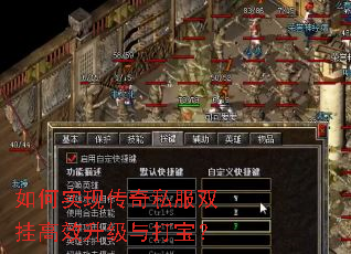 如何实现传奇私服双挂高效升级与打宝? 如何实现传奇私服双挂高效升级与打宝?