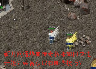 新开网通热血传奇私服如何快速升级?装备获取有哪些技巧? 新开网通热血传奇私服如何快速升级?装备获取有哪些技巧?